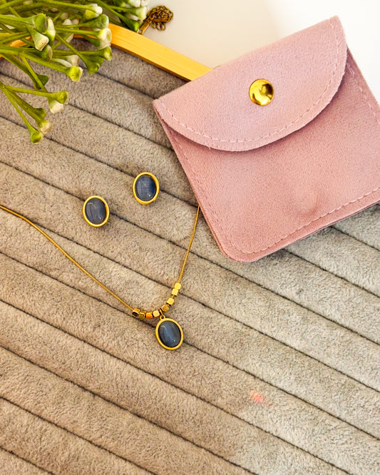 Blue Stone combo with pouch