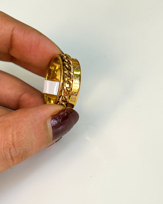 Men chunky ring