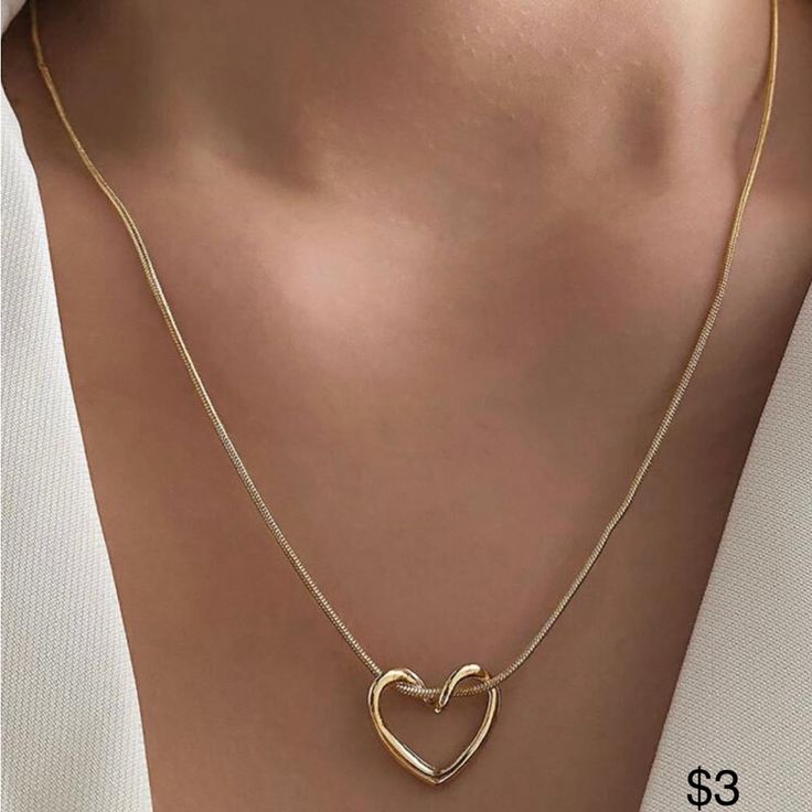 Heart Chain Loop Heart Loop Chain – AllThingsPrettyByM