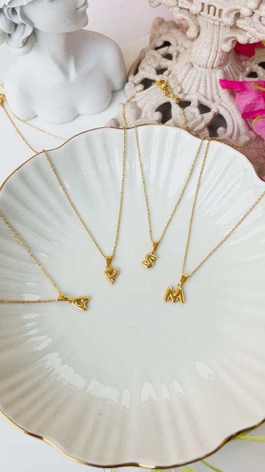 Initial charm necklaces Mini